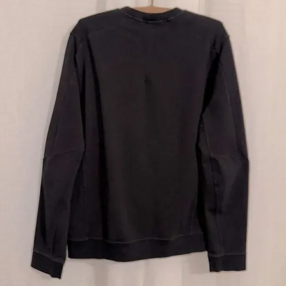 lululemon L Men’s Black Crew Pullover Athletic Sweatshirt